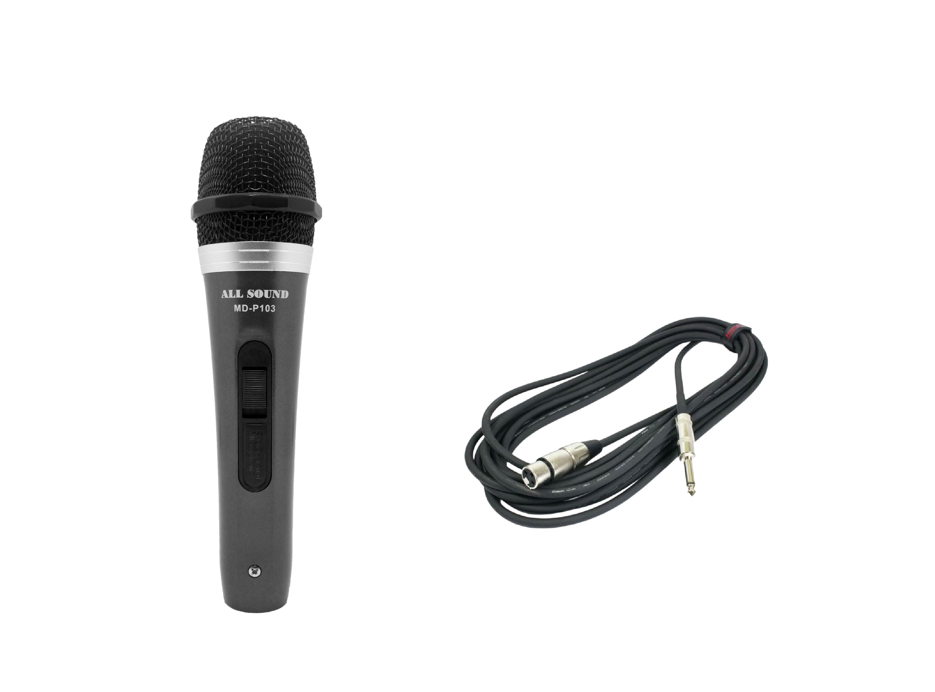 MICRÓFONO SEMIPROFESIONAL DINÁMICO ALL SOUND MD-P103 - 3