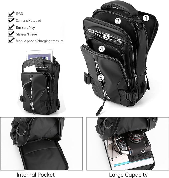 MORRAL IMPERMIABLE MULTIUSO 3 EN 1 PROFESSIONA - 6