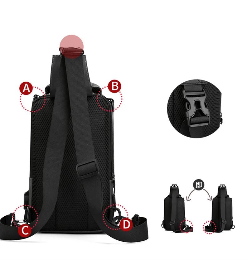 MORRAL IMPERMIABLE MULTIUSO 3 EN 1 PROFESSIONAL HAOSHUAI - 5