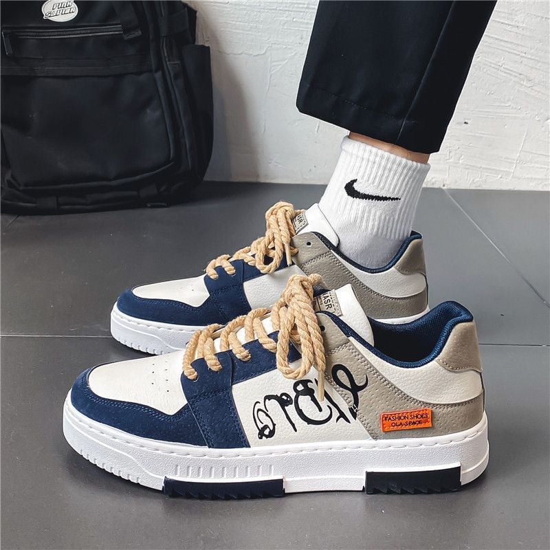 ZAPATILLA PARA HOMBRE DENIMASR GRIS / AZUL - C005 - 1