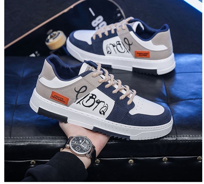 ZAPATILLA PARA HOMBRE DENIMASR GRIS / AZUL - C005 - 2