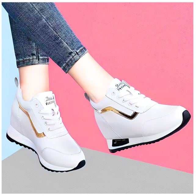 ZAPATILLA CON PLATAFORMA ALTA 7CM SPORTS RETYNS 789 - BLANCO - 2