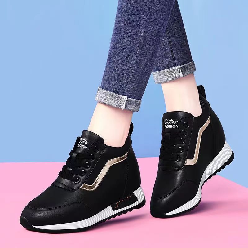 ZAPATILLA CON PLATAFORMA ALTA 7CM SPORTS RETYNS 789 - NEGRO - 1
