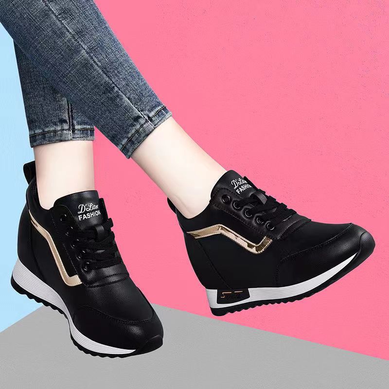 ZAPATILLA CON PLATAFORMA ALTA 7CM SPORTS RETYNS 789 - NEGRO - 2