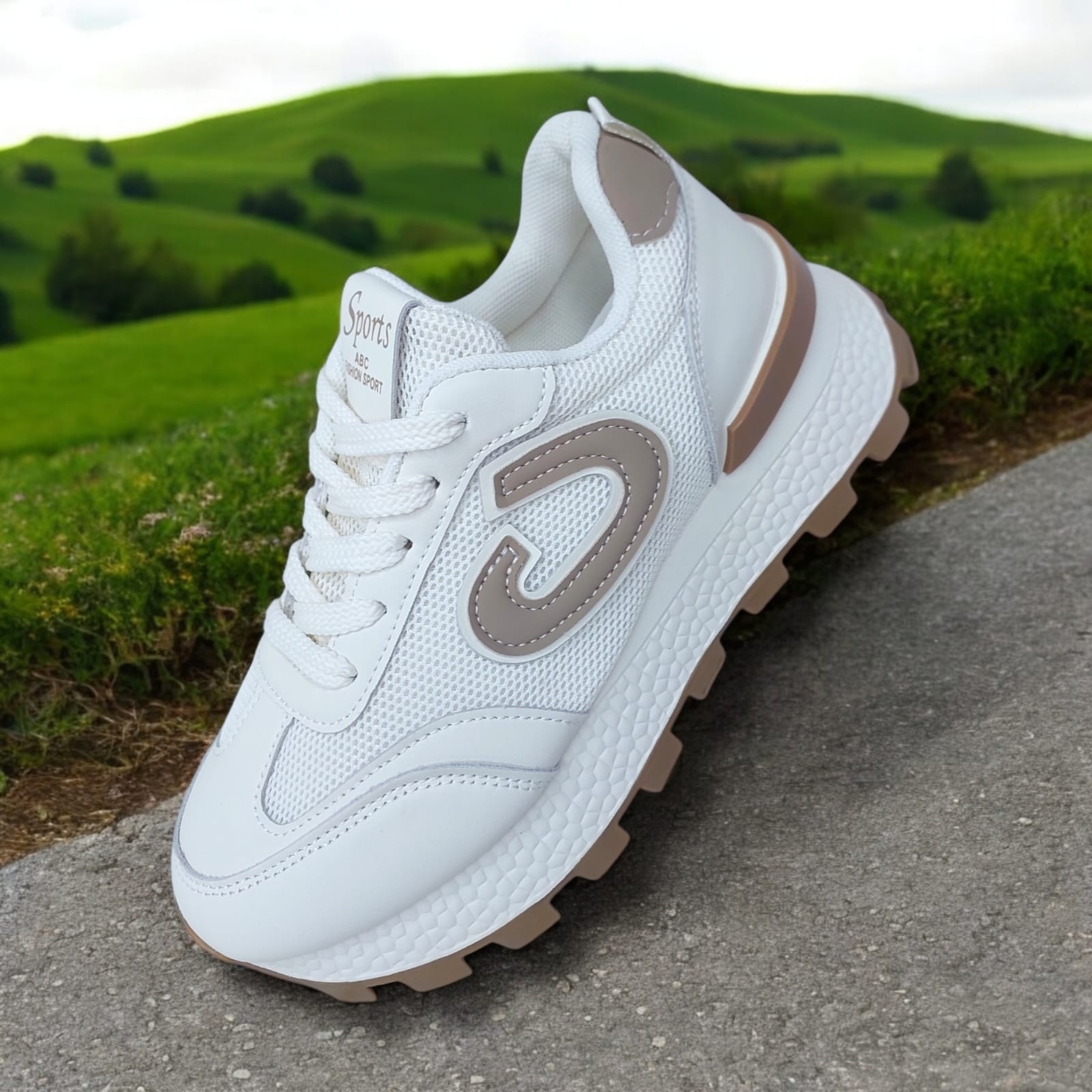 ZAPATILLA CON PLATAFORMA 6 CM SPORTS FASHION BLANCOBEIG - V163 - 3