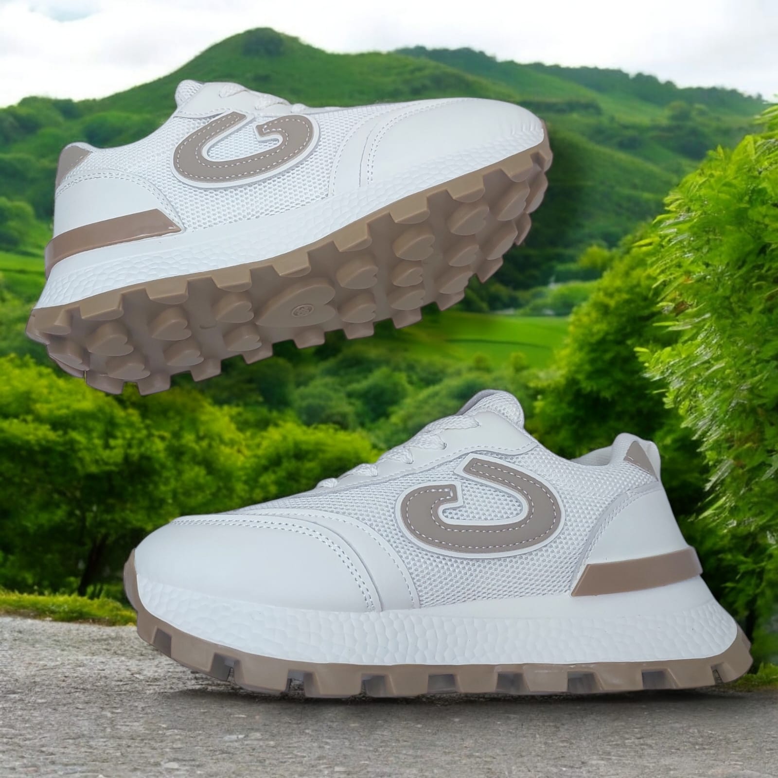 ZAPATILLA CON PLATAFORMA 6 CM SPORTS FASHION BLANCOBEIG - V163 - 4
