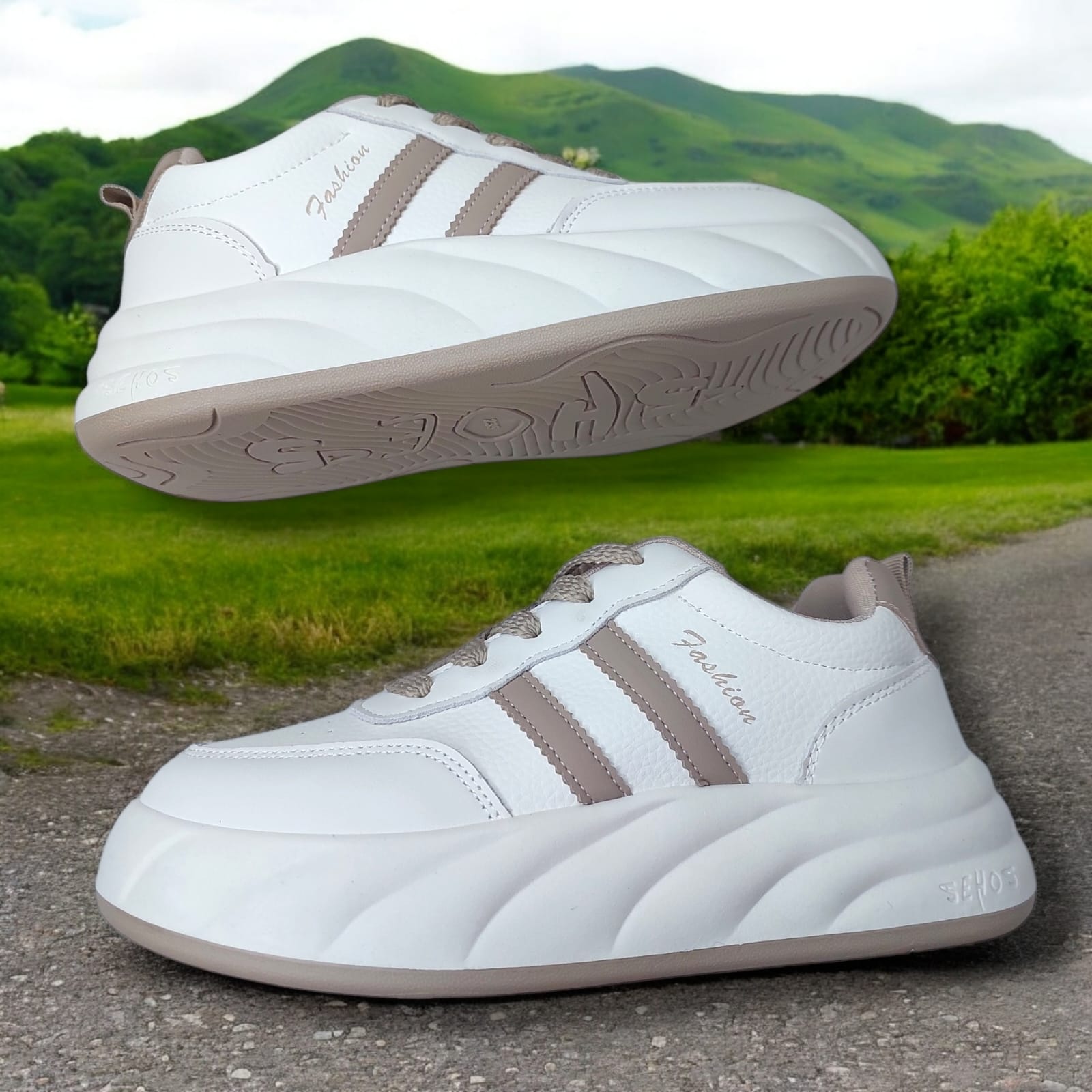 ZAPATILLA PARA DAMA FASHION YIRONG BLANCOBEIG - V154 - 4