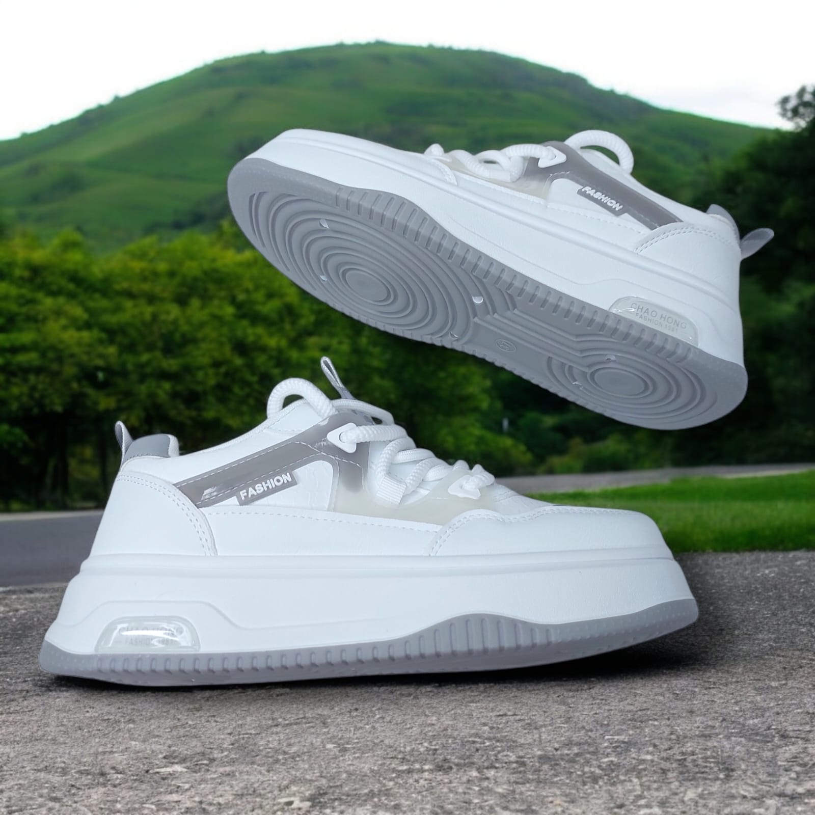 ZAPATILLA PARA DAMA FASHION BLEAK BLANCOGRIS - V292 - 4