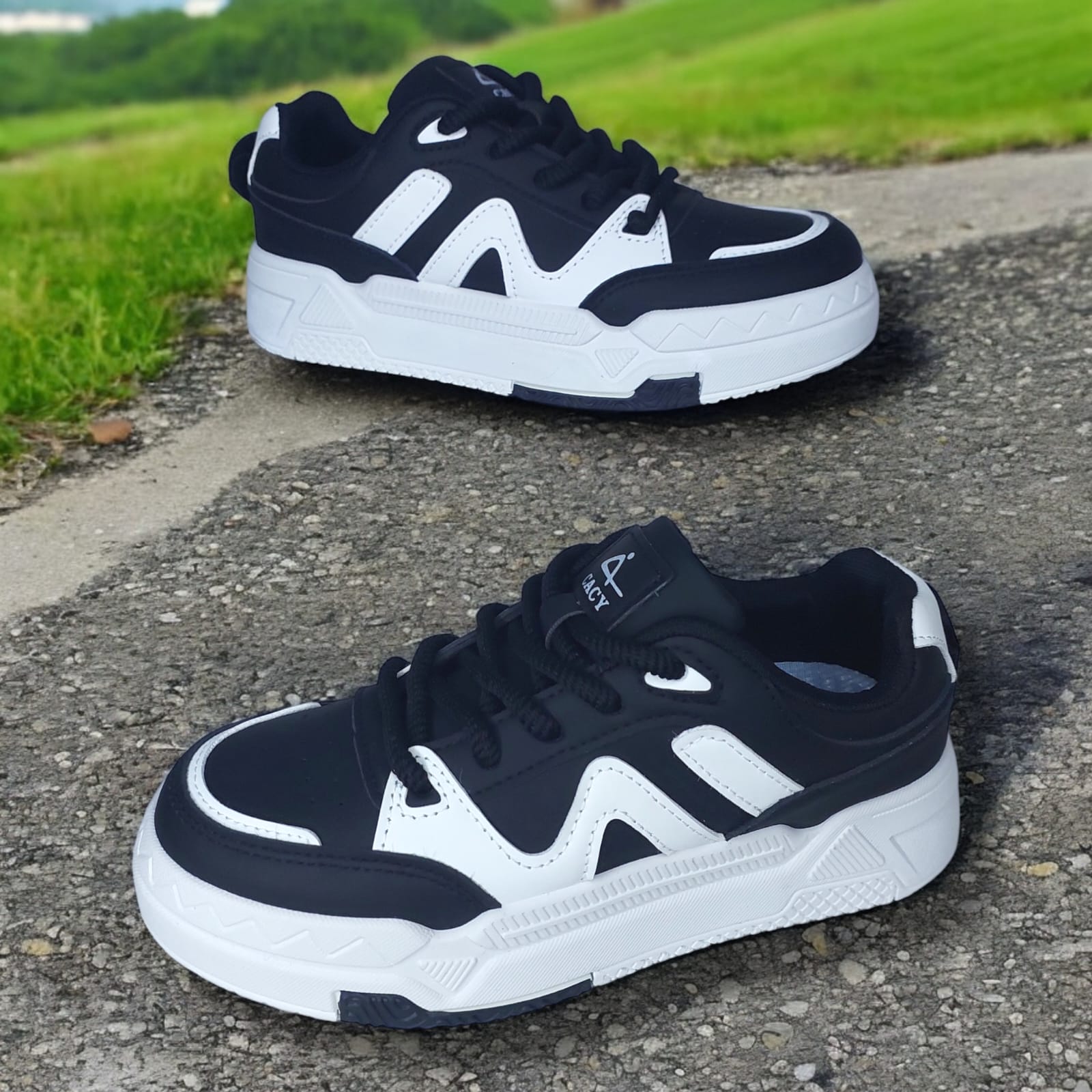 ZAPATILLA PARA DAMA CACY W NEGROBLANCO - C3097 - 3