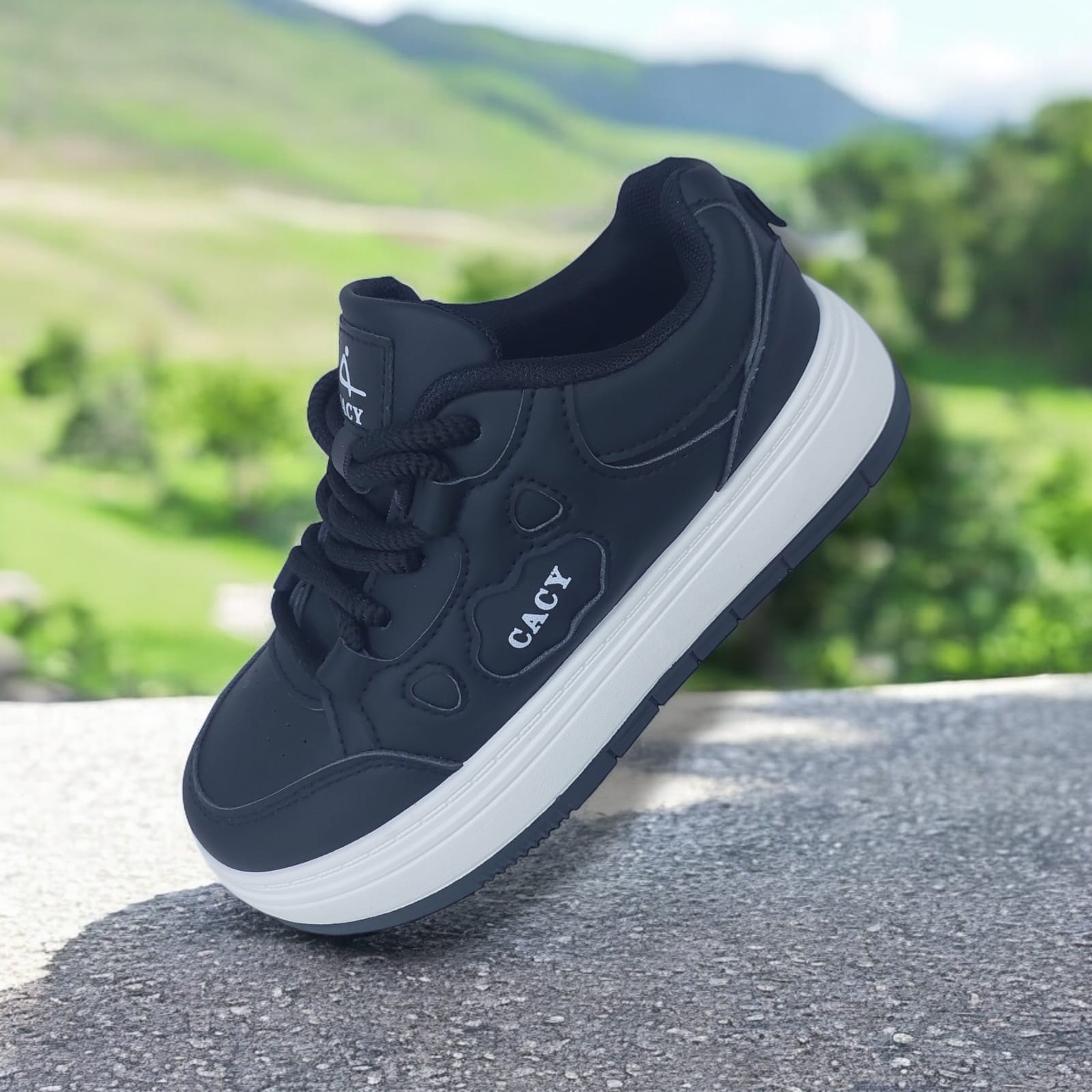 ZAPATILLA PARA DAMA CACY NUBE NEGRO - C51030 - 2