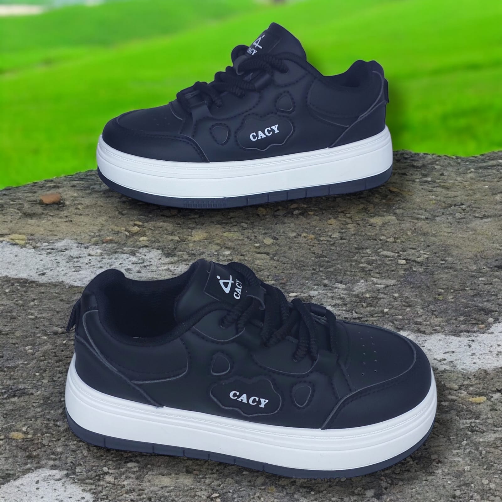 ZAPATILLA PARA DAMA CACY NUBE NEGRO - C51030 - 3