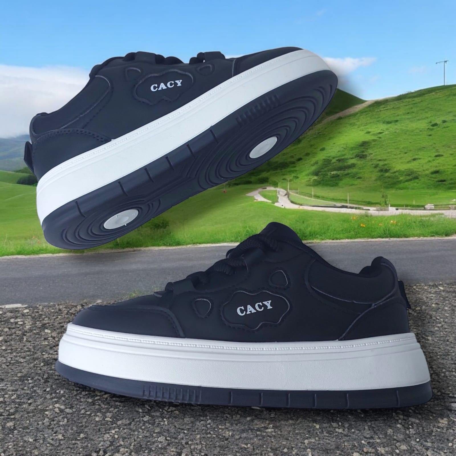 ZAPATILLA PARA DAMA CACY NUBE NEGRO - C51030 - 4