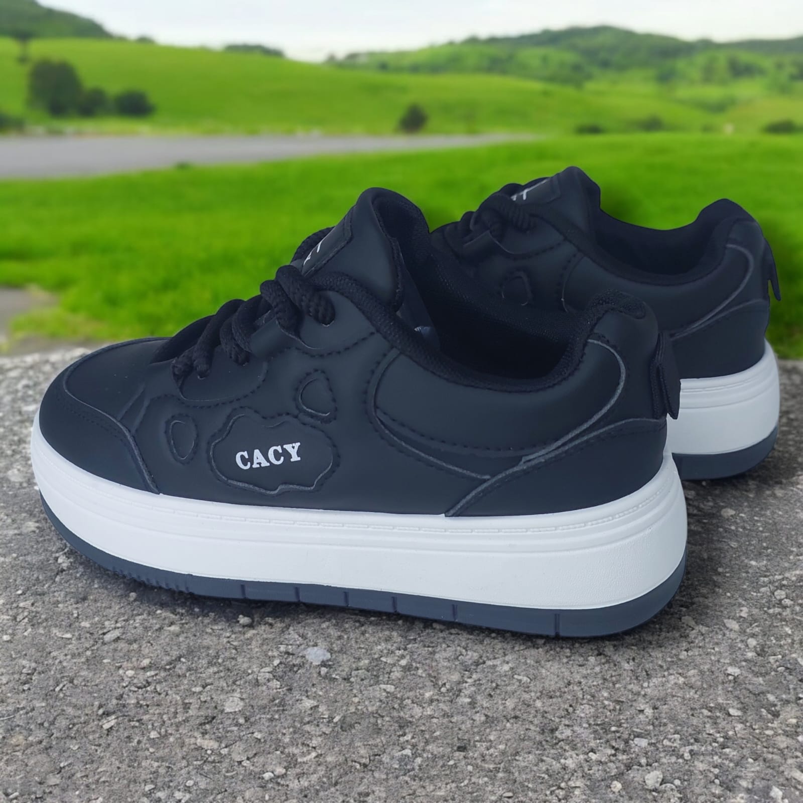 ZAPATILLA PARA DAMA CACY NUBE NEGRO - C51030 - 5