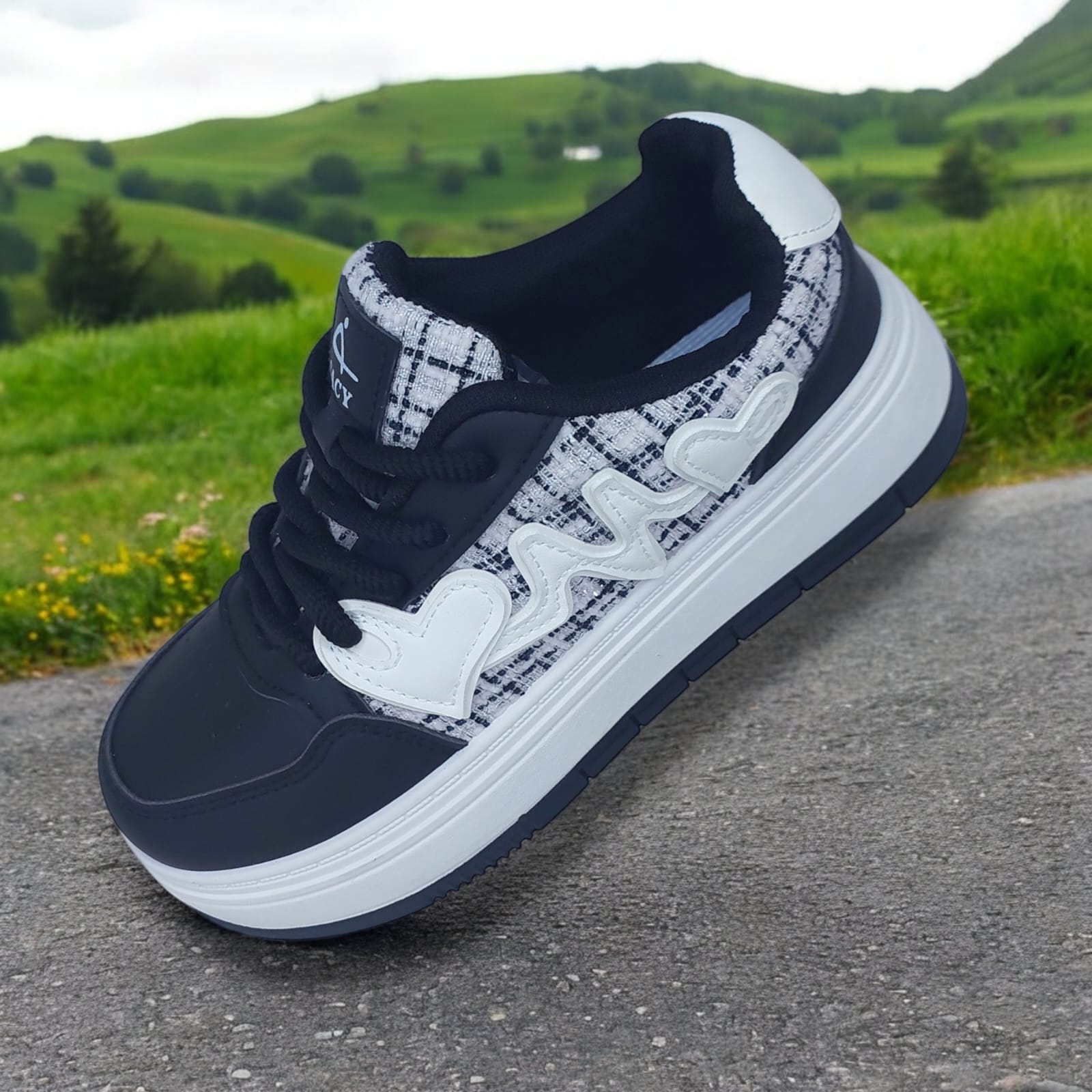 ZAPATILLA PARA DAMA CACY LOVE NEGRO - C51041 - 2