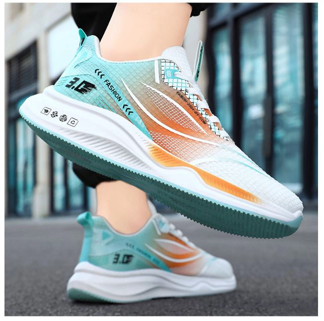 ZAPATILLAS FASHION SPORT BLANCO NARANAJA 2403 - 3