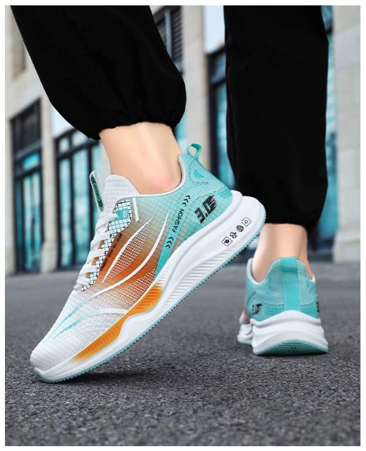 ZAPATILLAS FASHION SPORT BLANCO NARANAJA 2403 - 4