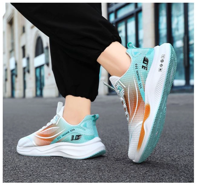 ZAPATILLAS FASHION SPORT BLANCO NARANAJA 2403 - 6