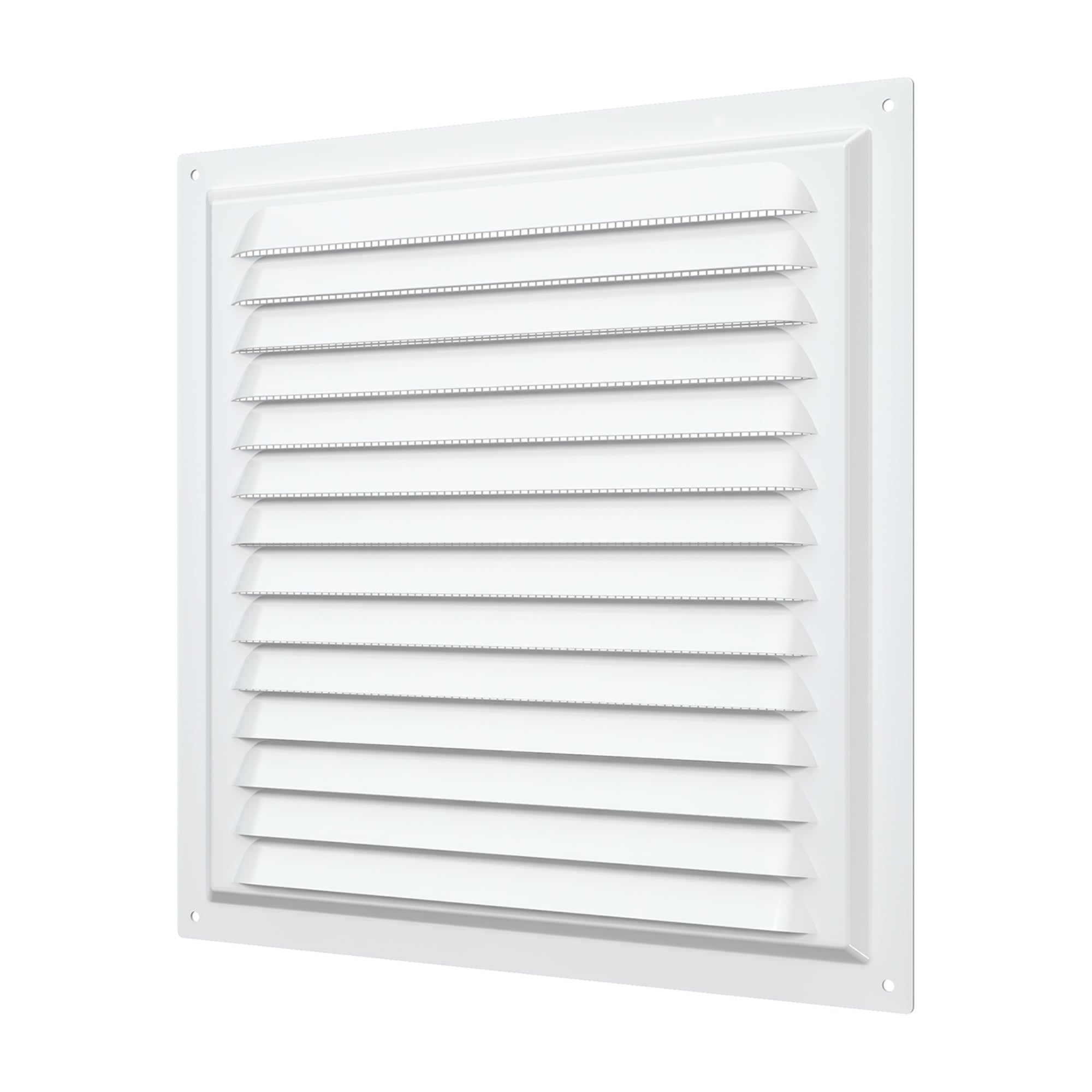 REJILLA DE VENTILACIÓN 25X25CM ACERO GALVANIZADO POLIMERO BLANCO - 1