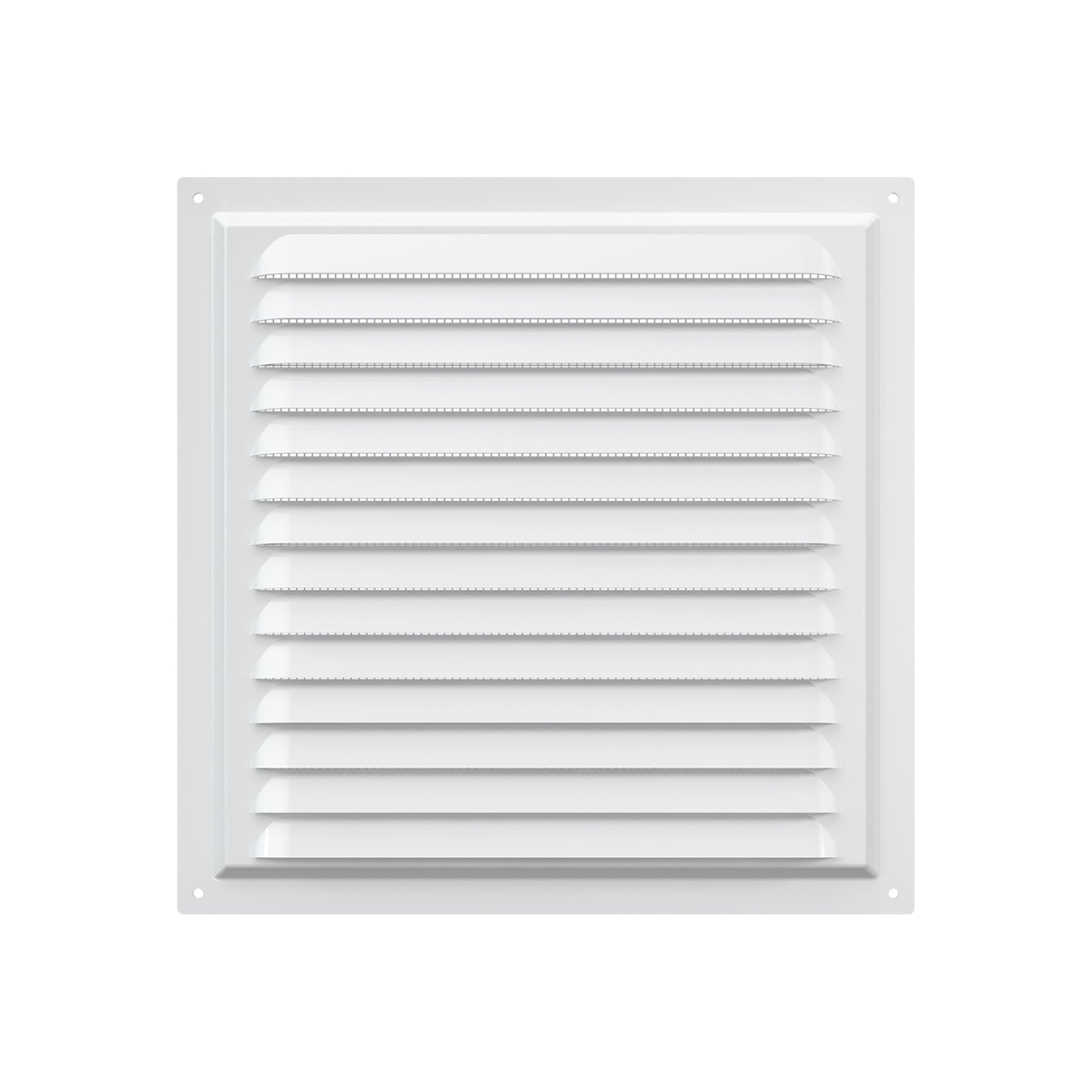 REJILLA DE VENTILACIÓN 25X25CM ACERO GALVANIZADO POLIMERO BLANCO - 2