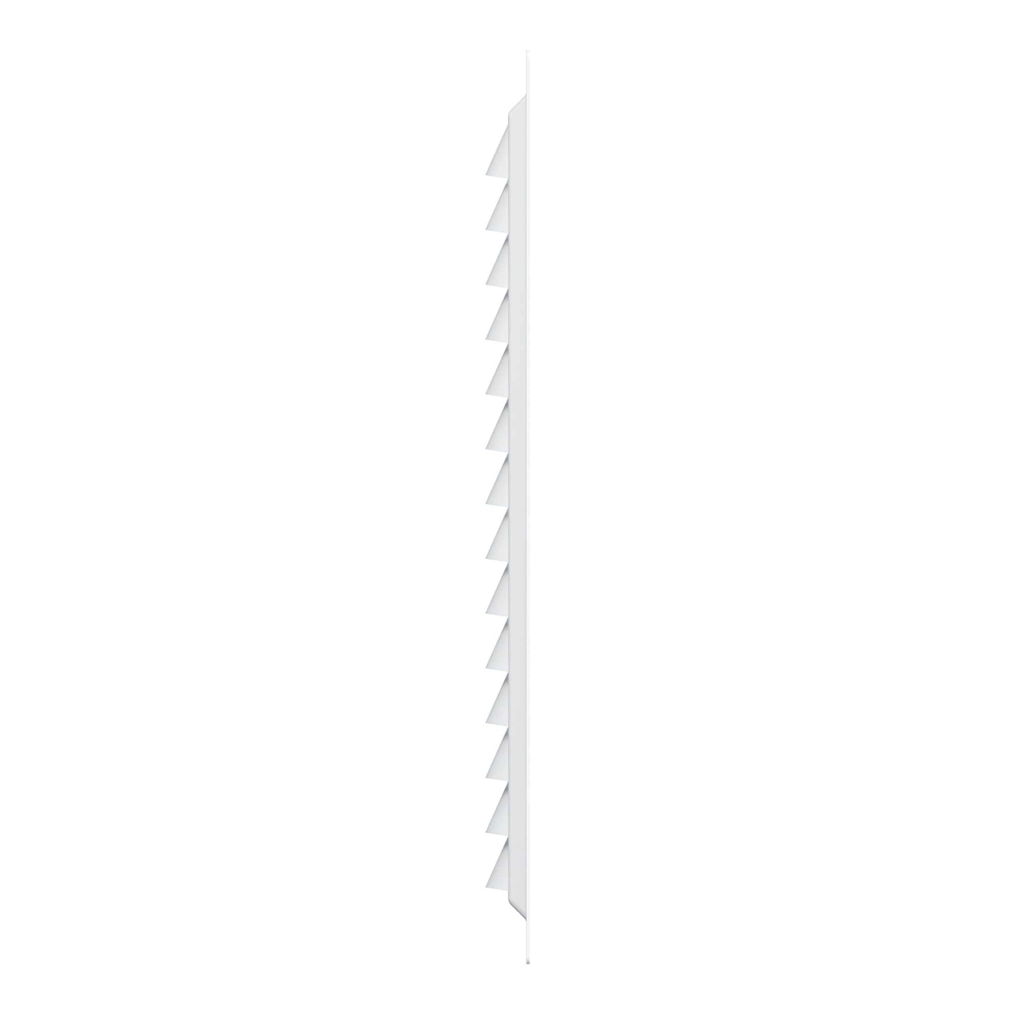 REJILLA DE VENTILACIÓN 25X25CM ACERO GALVANIZADO POLIMERO BLANCO - 3