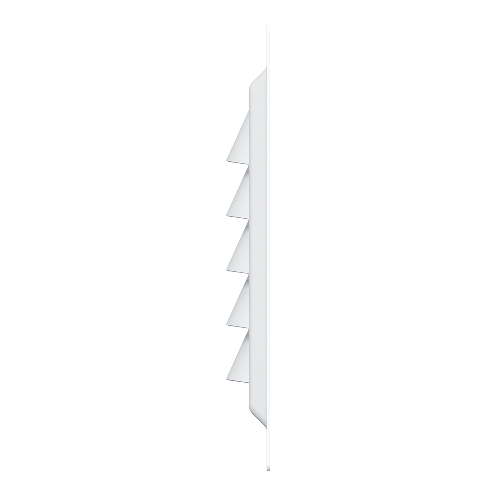 REJILLA DE VENTILACIÓN 12X12CM ACERO GALVANIZADO POLIMERO BLANCO - 3