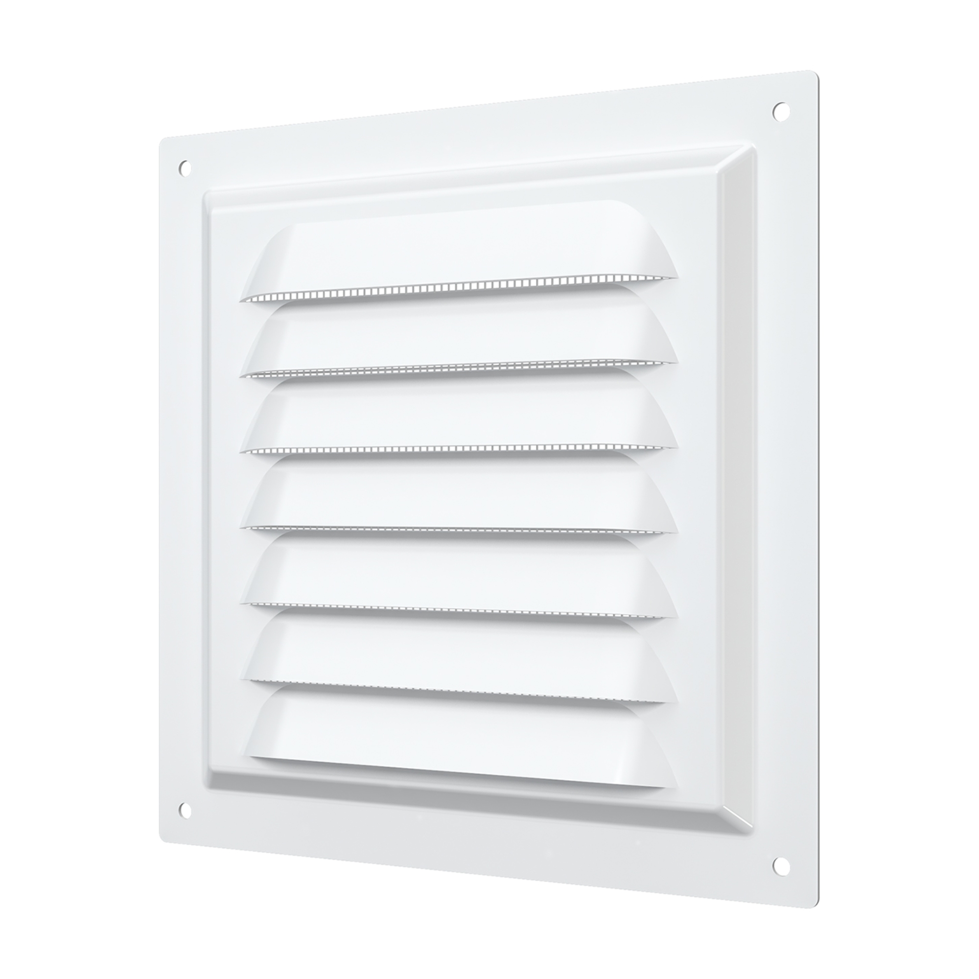 REJILLA DE VENTILACIÓN 15X15CM ACERO GALVANIZADO POLIMERO BLANCO - 1