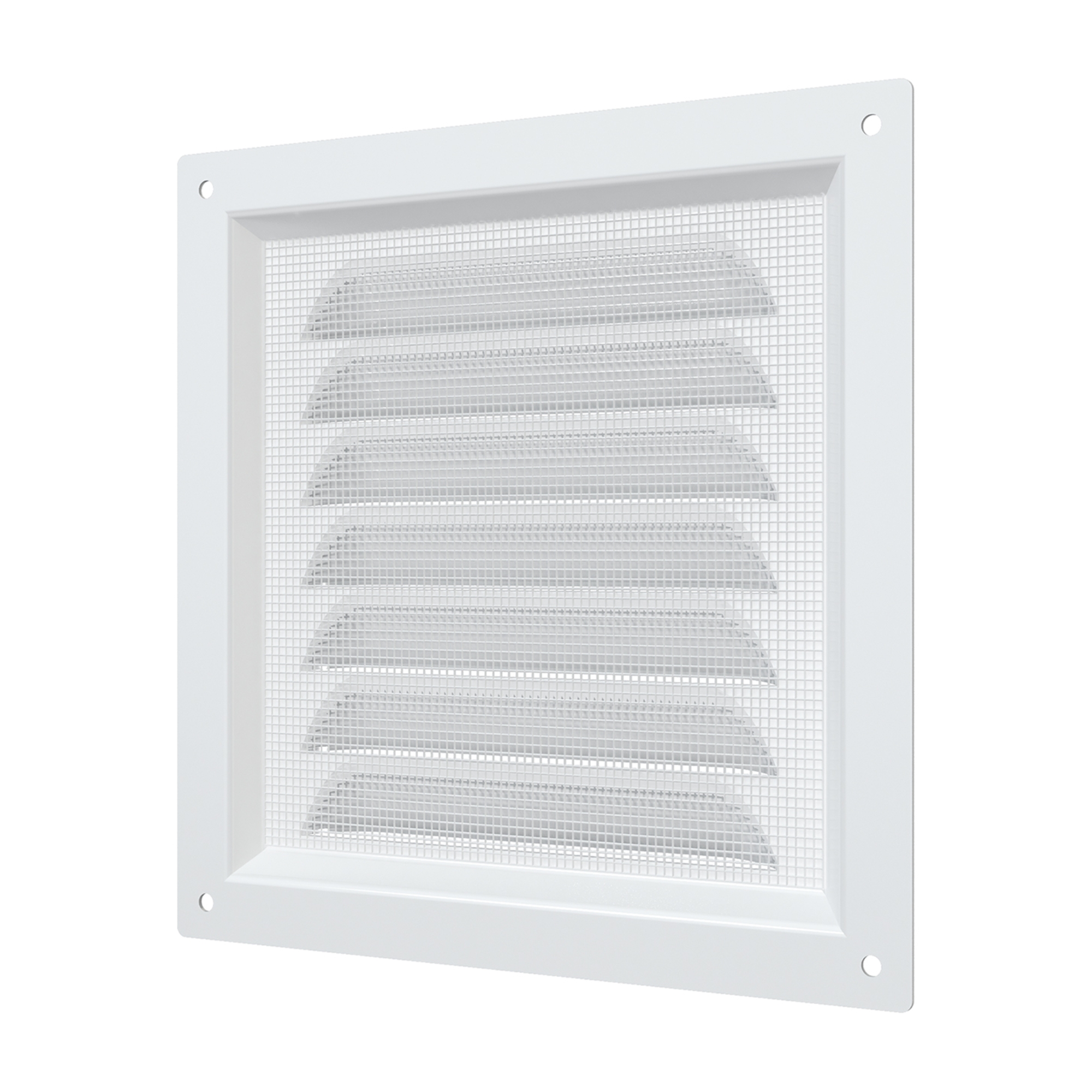 REJILLA DE VENTILACIÓN 15X15CM ACERO GALVANIZADO POLIMERO BLANCO - 4