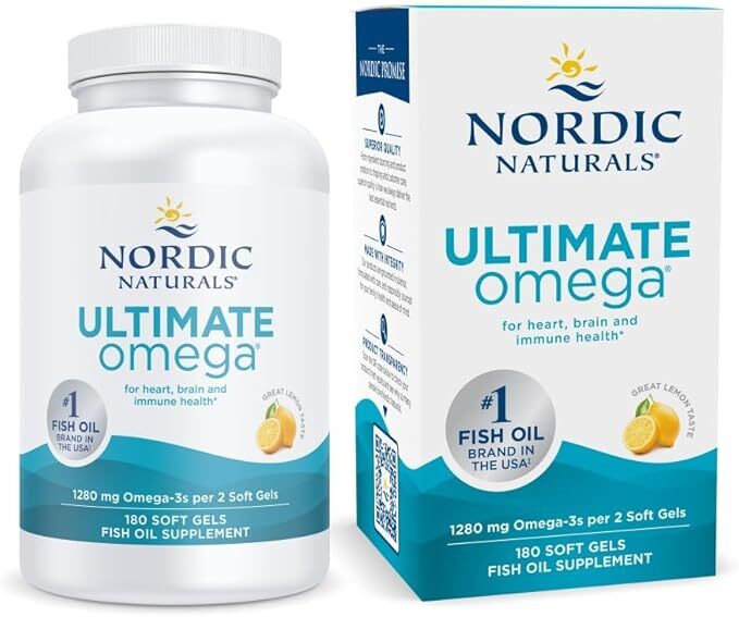 NORDIC NATURALS ULTIMATE OMEGA 1280 MG - 180 SOFT GELS - 1