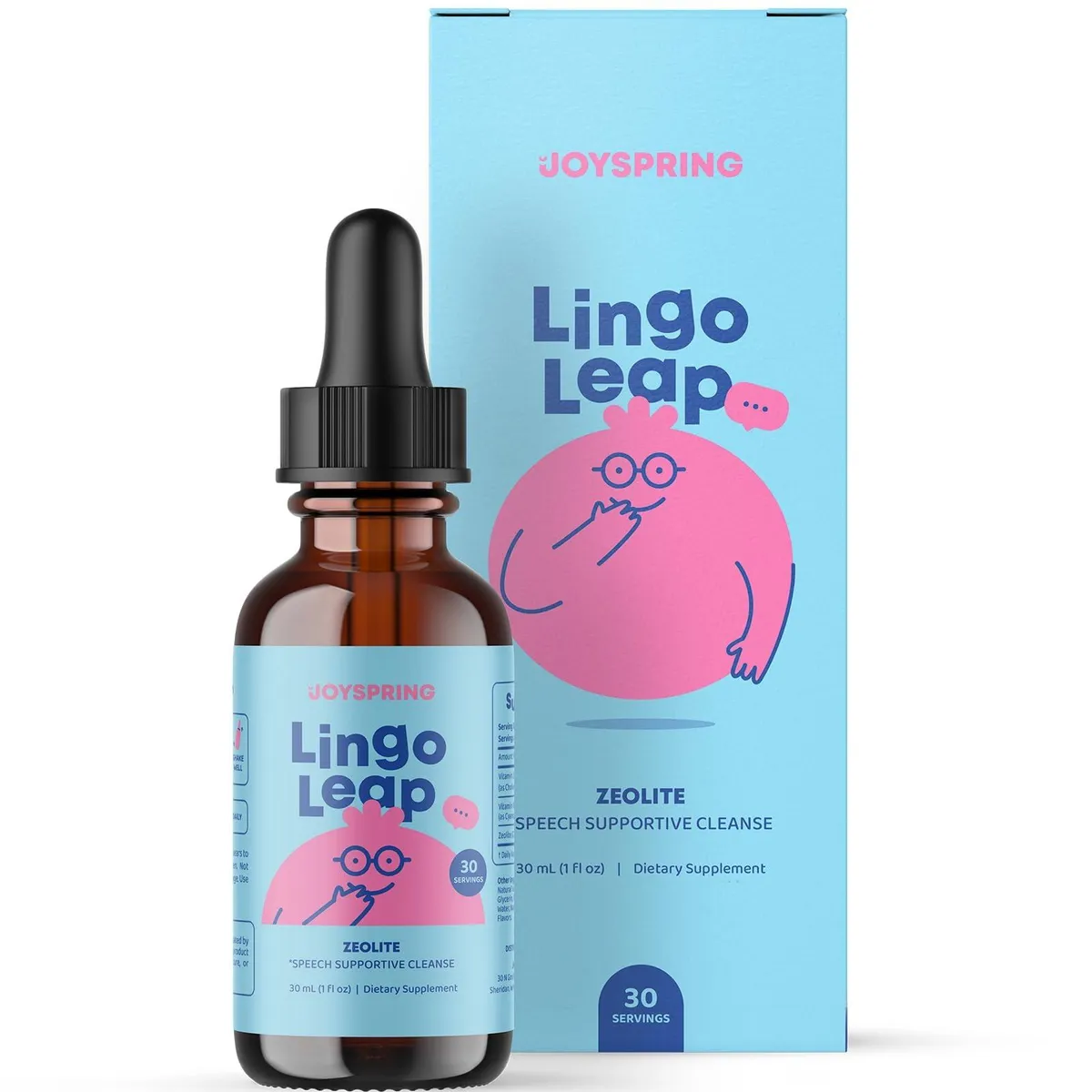 JOYSPRING LINGO LEAP ZEOLITE 30ML SUPLEMENTO INFANTIL CON B12 Y D3 +3 AÑOS - 1