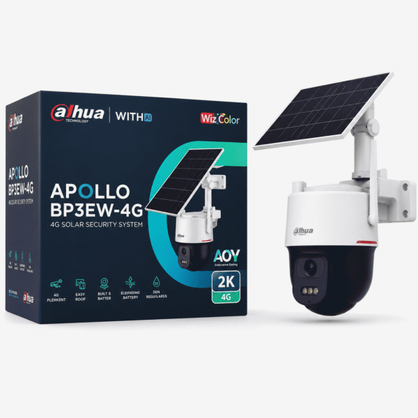 CÁMARA SOLAR 4G DAHUA APOLLO BP3EW-4G – 2K, BATERÍA 10000MAH, IA, IP66. SIMILAR EB8 EZVIZ - 1