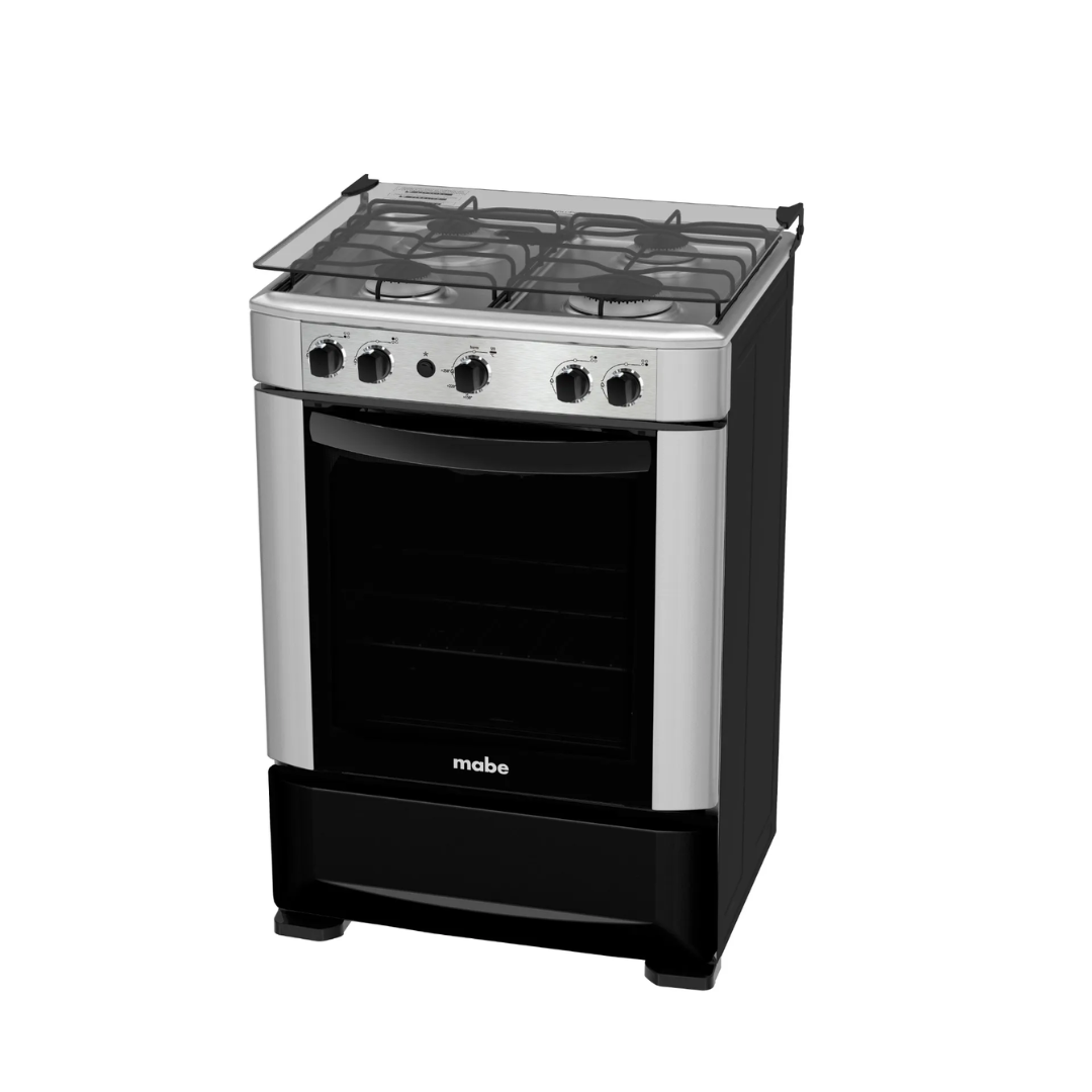 COCINA DE PIE A GAS MABE 4 QUEMADORES CMP6014AG0 ACERO INOX - 3