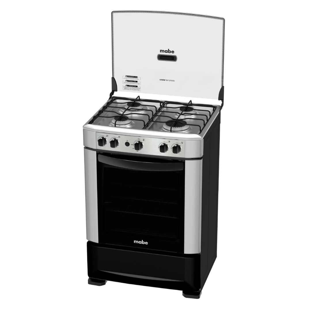 COCINA DE PIE A GAS MABE 4 QUEMADORES CMP6014AG0 ACERO INOX - 4