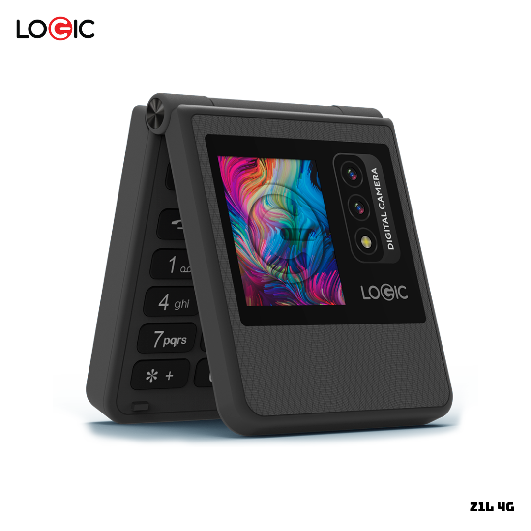CELULAR LOGIC Z1L 4G BASICO DUAL SIM NEGRO - 1