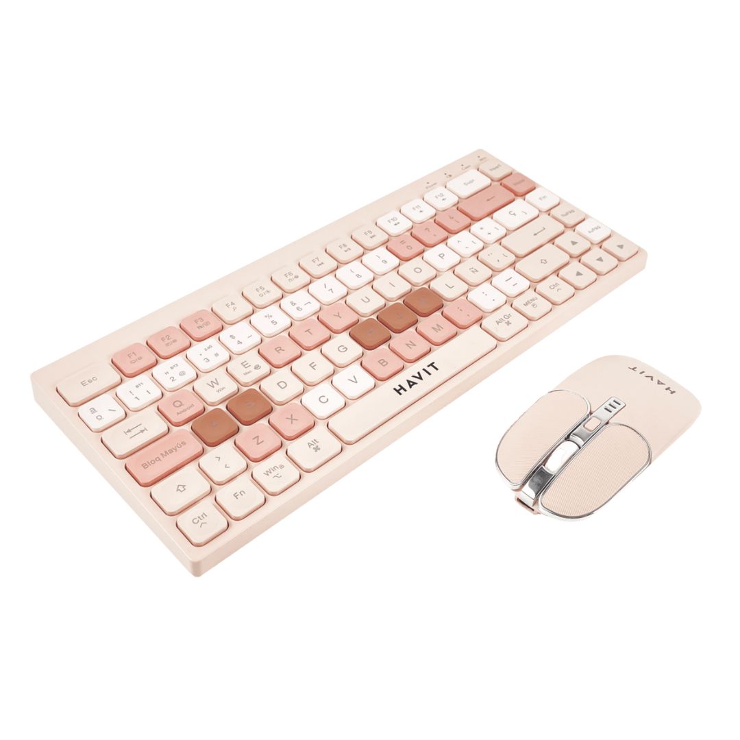 KIT HAVIT TECLADO Y MOUSE INALAMBRICO KB831WB-SP - 3