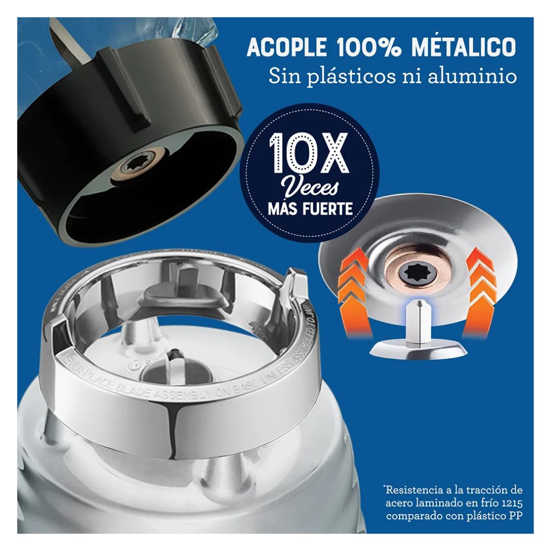 LICUADORA CLASICA OSTER 3 VELOCIDADES 1000W CROMADA - BLST4655 - 6