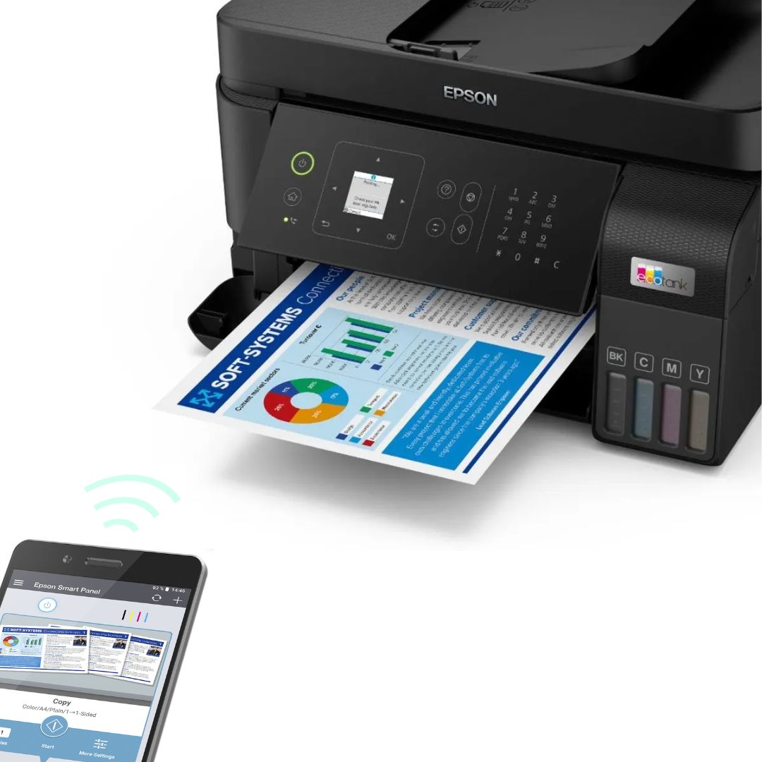 IMPRESORA EPSON MULTIFUNCIONAL ECOTANK WIFI - L5590 - 4