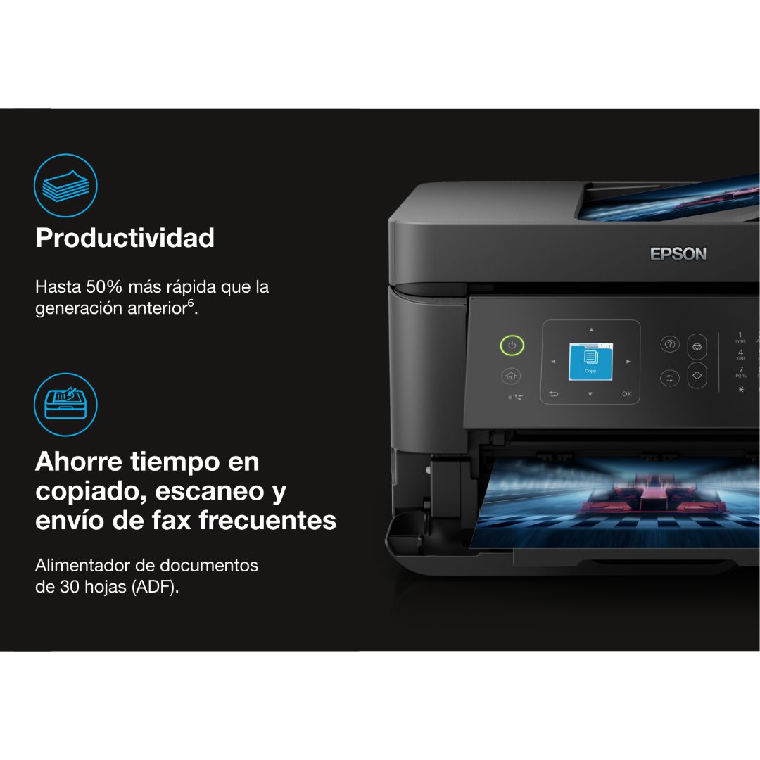 IMPRESORA EPSON MULTIFUNCIONAL ECOTANK WIFI - L5590 - 6