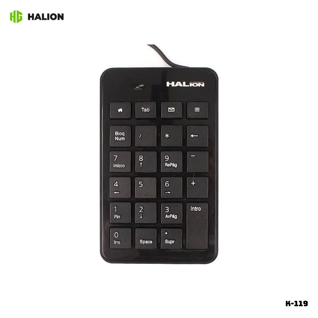 TECLADO NUMERICO HALION K-119 - 1