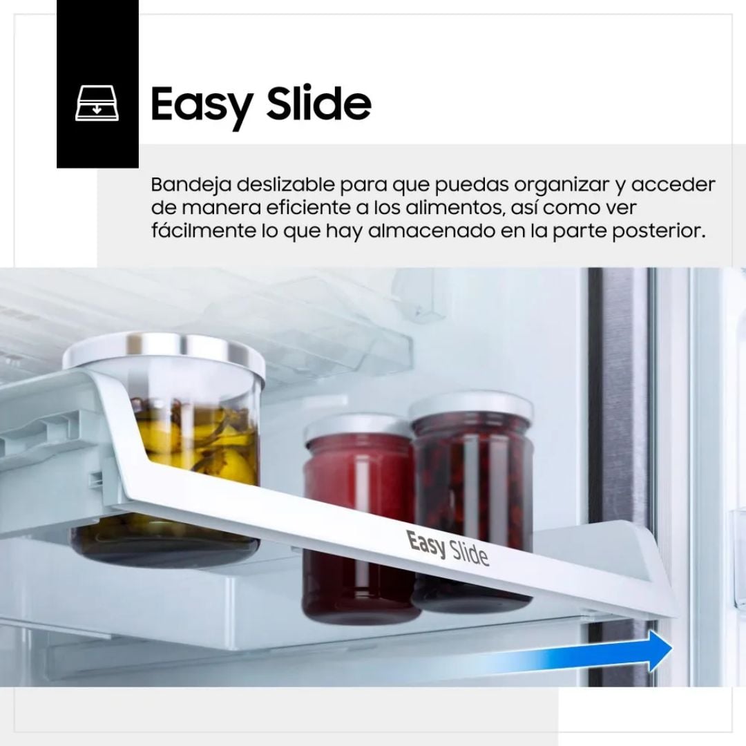 REFRIGERADORA SAMSUNG 255 L TOP FREEZER PLATEADO - RT25FARADS8PE - 6