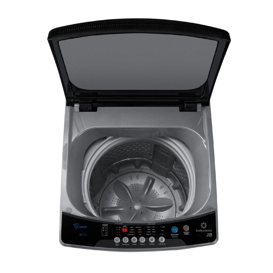 LAVADORA INDURAMA ANTIENRREDO 13 KG CARGA SUPERIOR GRIS - LRI-13DGR - 3