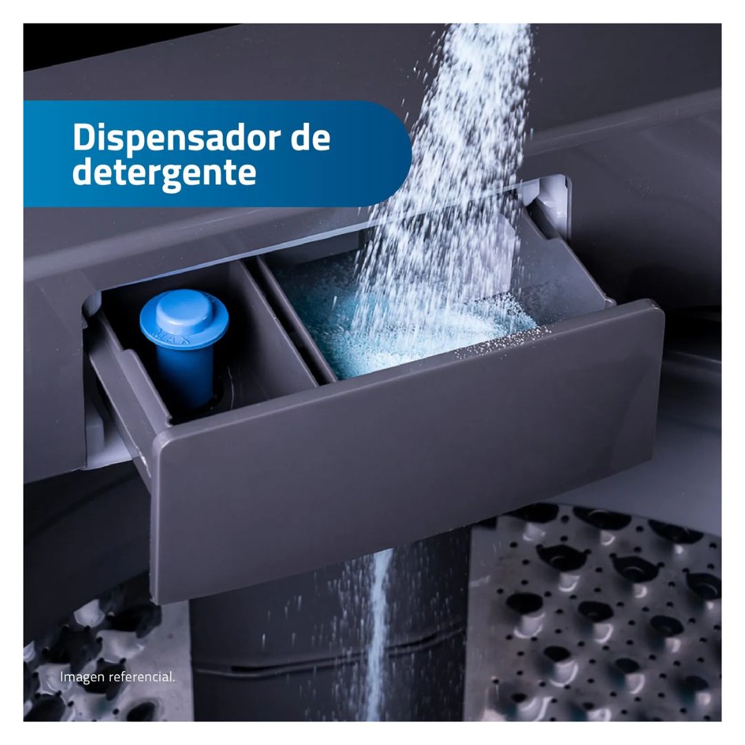 LAVADORA INDURAMA ANTIENRREDO 13 KG CARGA SUPERIOR GRIS - LRI-13DGR - 7