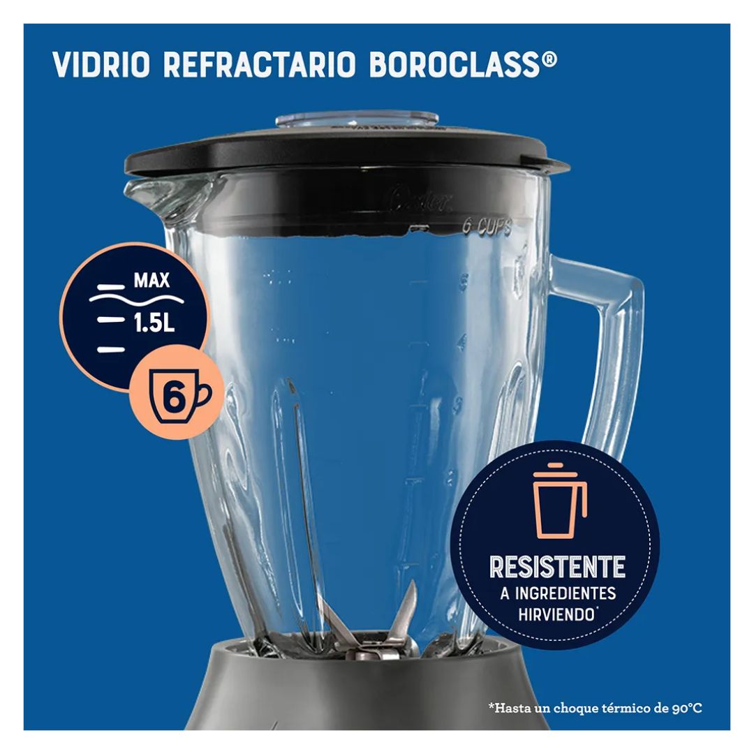 LICUADORA OSTER 6 VELOCIDADES 800W GRIS - BLSTPEG-GPB - 5