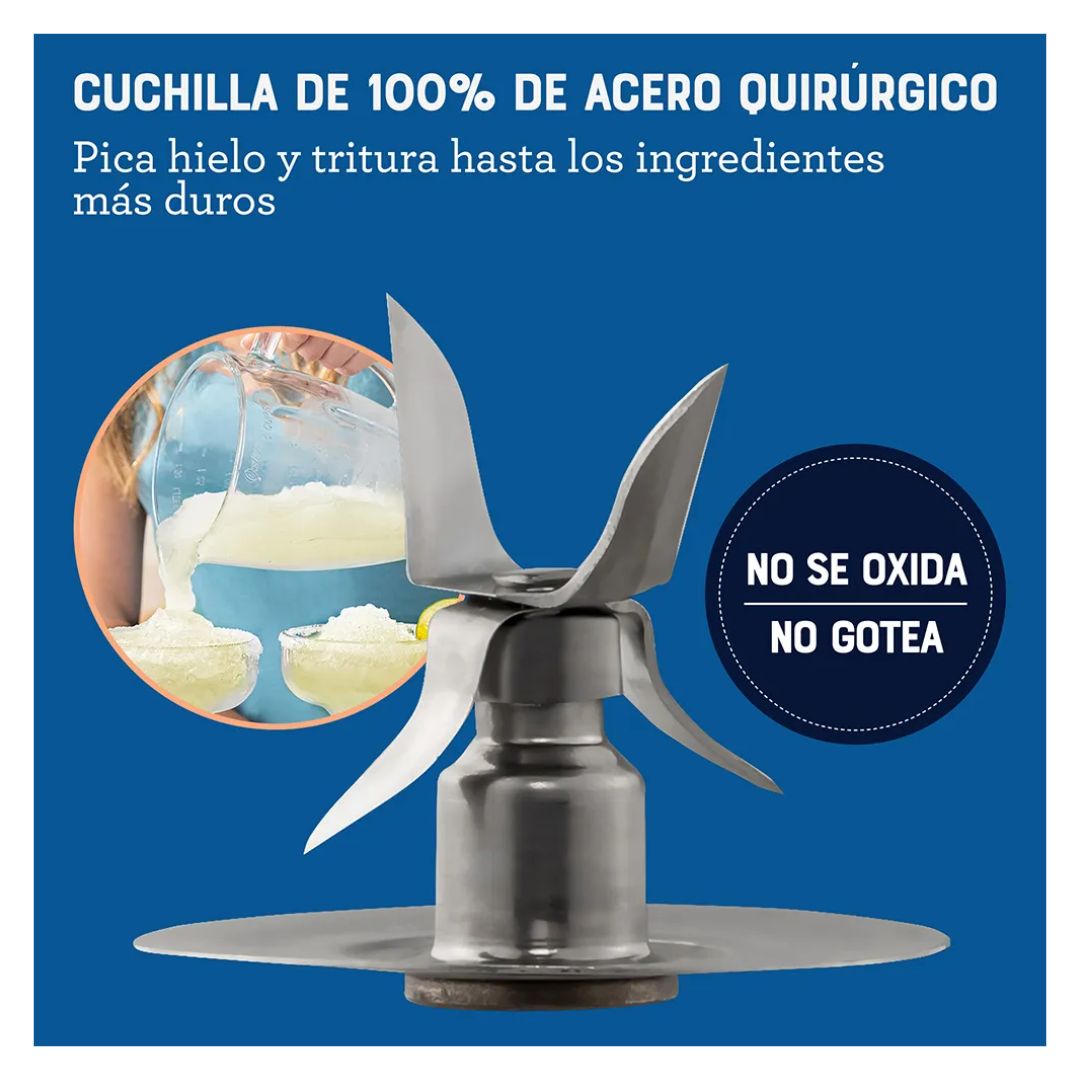 LICUADORA OSTER 6 VELOCIDADES 800W GRIS - BLSTPEG-GPB - 6