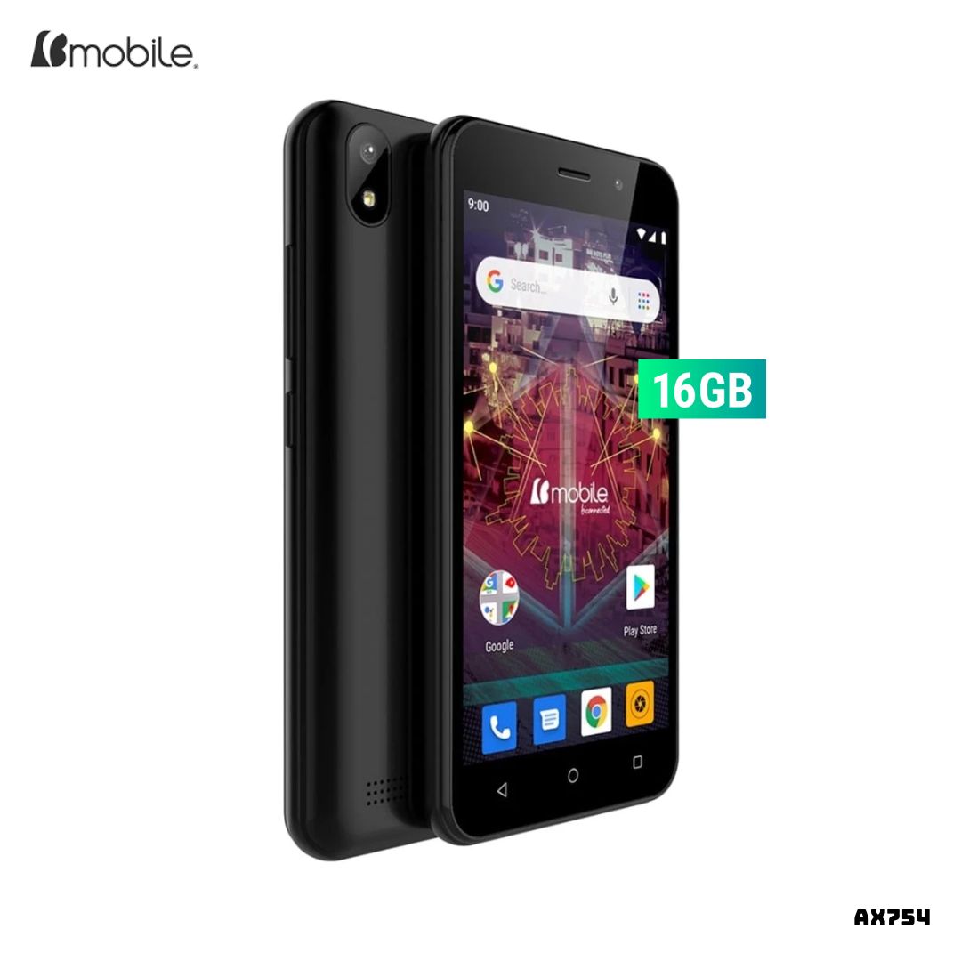 CELULAR BMOBILE AX754 1GB RAM 16GB ROM - NEGRO - 1