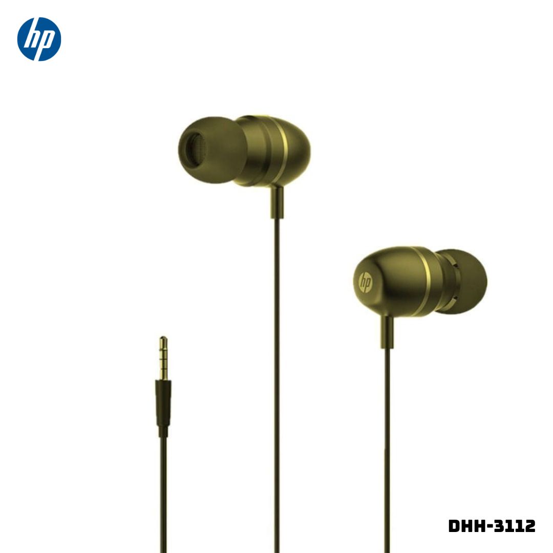 AUDIFONOS HP ALAMBRICOS DHH-3112 - DORADO - 1