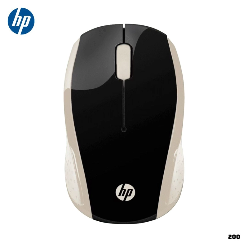 MOUSE INALAMBRICO HP 200 2HU83AA 1000 DPI - DORADO - 1