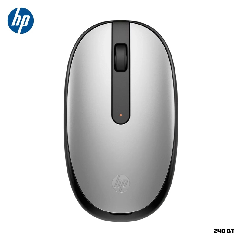 MOUSE INALAMBRICO HP 240 DISEÑO AMBIDIESTRO 1600 DPI - PLATEADO - 1
