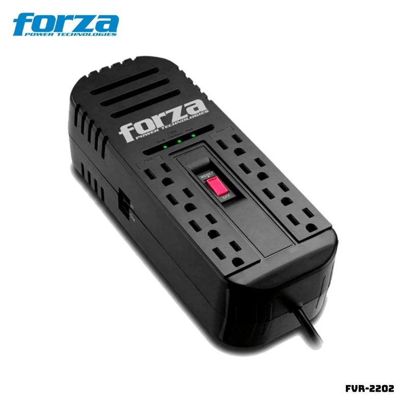 ESTABILIZADOR FORZA 2200 VA 1100W 8T - FVR-2202 - 1