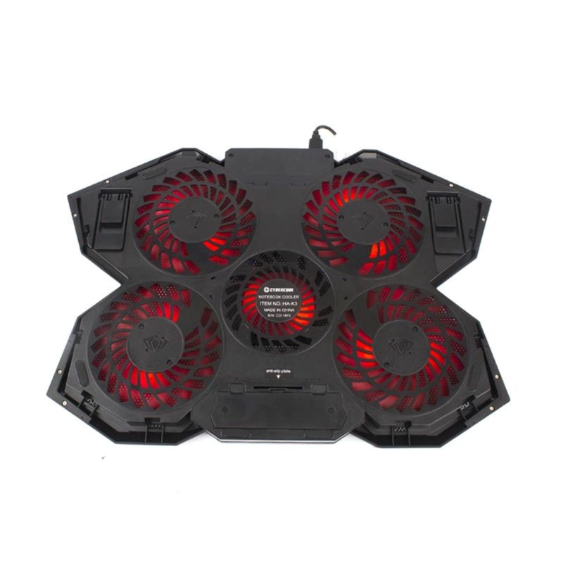 COOLER CYBERCOOL PARA LAPTOP CON 5 VENTILADORES - HA-K3 - 2