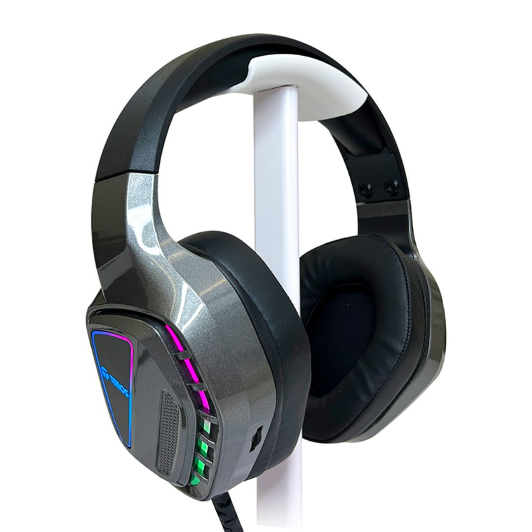 AUDIFONOS TEROS GAMER RGB CON MICROFONO INTEGRADO - TE-8171N - 4